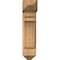 Ekena Millwork Olympic Arts and Crafts Smooth Bracket w/ Offset Brace, Western Red Cedar, 7 1/2"W x 20"D x 32"H BKT0806X20X32OLY03SWR - alternate 2